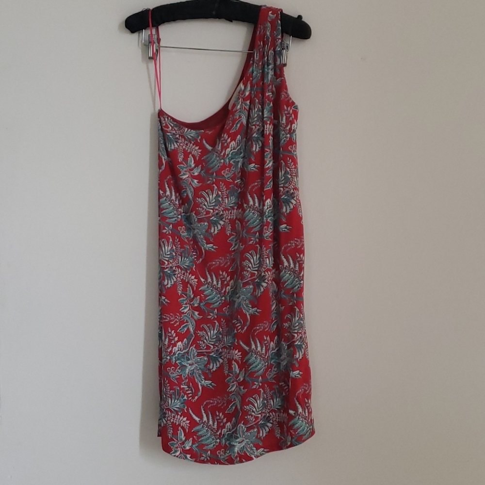 LOFT One shoulder mini dress